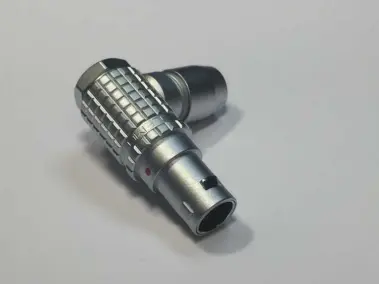 an FH elbow ninety degree plug cable connector from the LEMO B series at Alpine Electronics