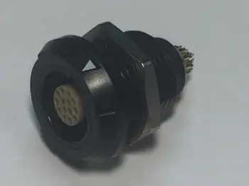 REDEL P Series Fixed Receptacle with one nut (front panel mounting) 