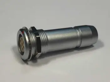 LEMO B Series Fixed Receptacle, Nut fixing, Cable Collet  